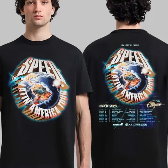 Discover Speed Latin America Tour 2026 T-shirt