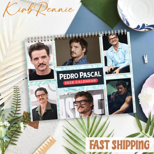Discover Pedro Actor  2026 Calendar, Pedro Actor Monthly Wall Calendar, 2026 Pedro Actor Calendar Size 8.5" x 11"