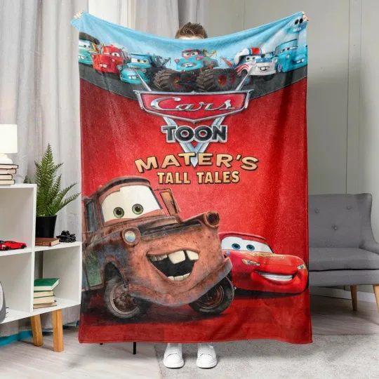 Discover Disney Car Characters Blanket Gift For Friends, Kids V2