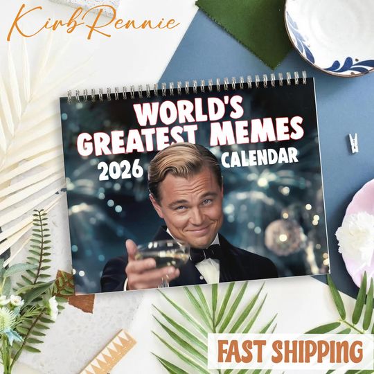 Discover Meme 2026 Calendar, Meme 2026 Monthly Wall Calendar, Meme 2026 Calendar Size 8.5" x 11"