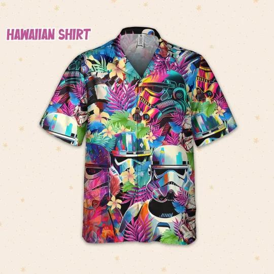 Discover Star Wars Floral Stormtrooper Lovers Summer Hawaiian Shirt, Gift for Men and Women