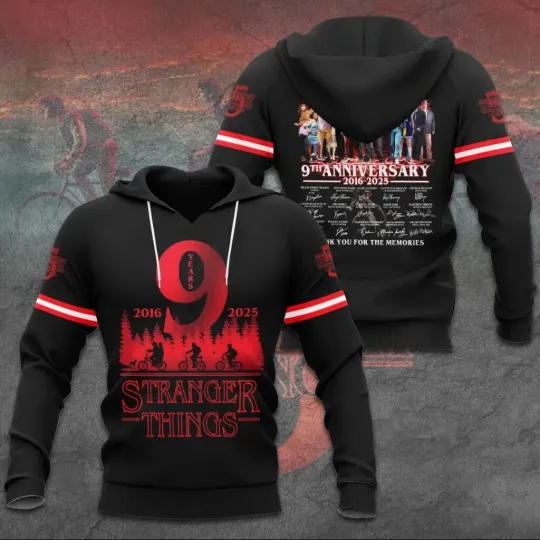Stranger Things 3D Apparel Hoodie