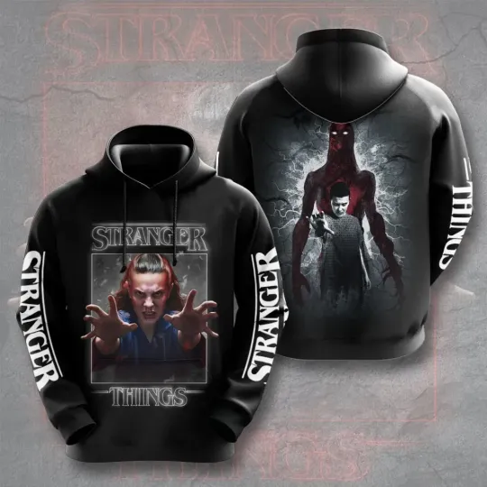 Stranger Things 3D Apparel Hoodie