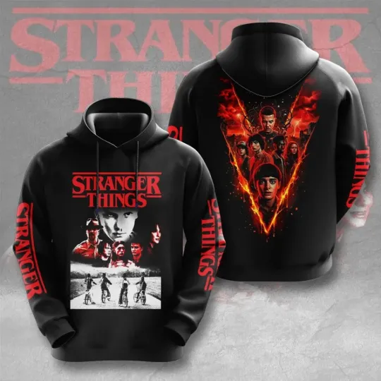 Stranger Things 3D Apparel Hoodie