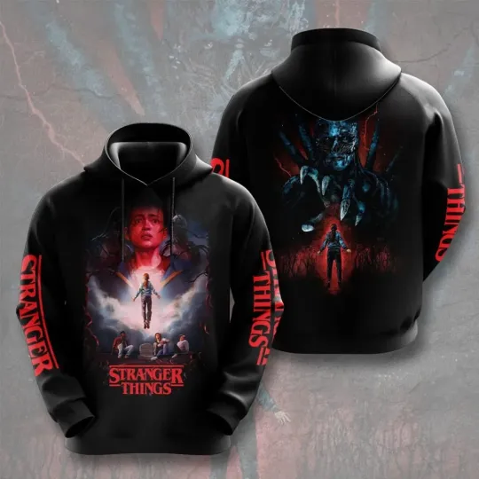 Stranger Things 3D Apparel Hoodie