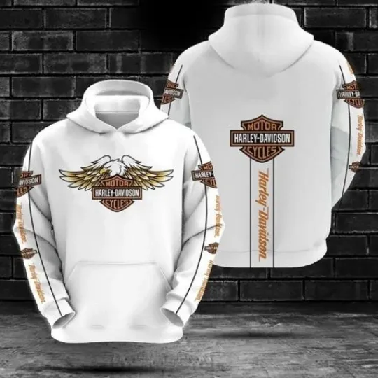 Discover Personalized Harley Racing Davidson 3D Hoodie , Unisex Adults S-5XL