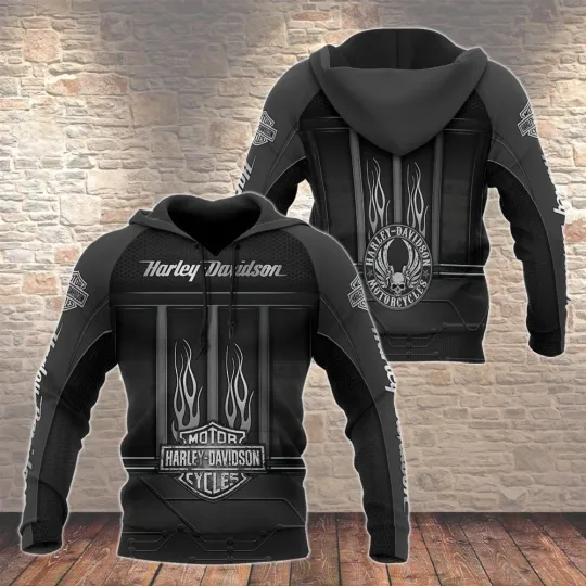 Discover Personalized Harley Racing Davidson 3D Hoodie , Unisex Adults S-5XL