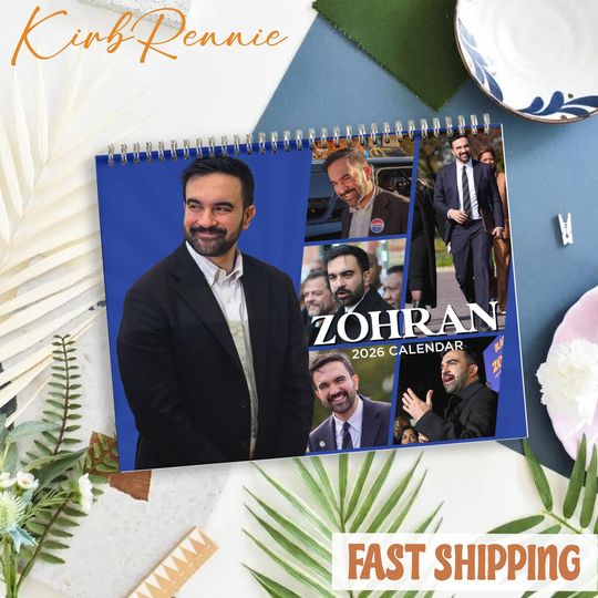 Discover Zohran Fan 2026 Calendar, Zohran Fan Monthly Wall Calendar, 2026 Zohran Fan Calendar