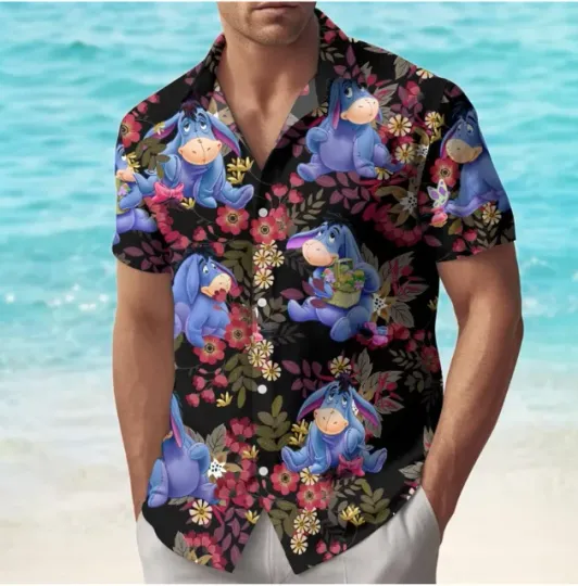 Discover Winnie The Pooh 3D Summer Hawaiian Shirt, Gift for Men and Women