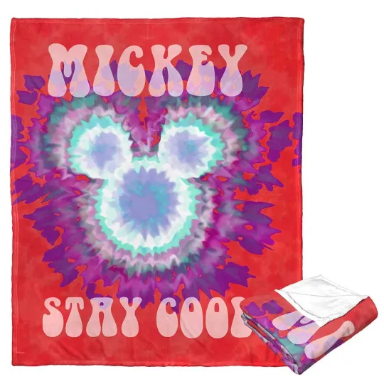 Discover Disney Mickey Mouse Stay Cool Cozy Fleece Blanket