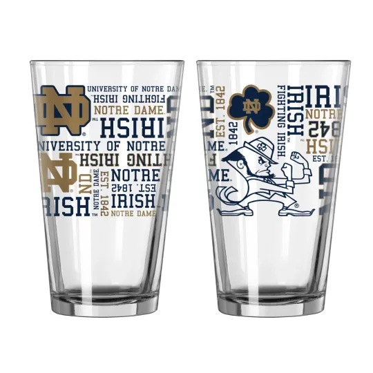 Discover ND Fighting Irish Glass Cups