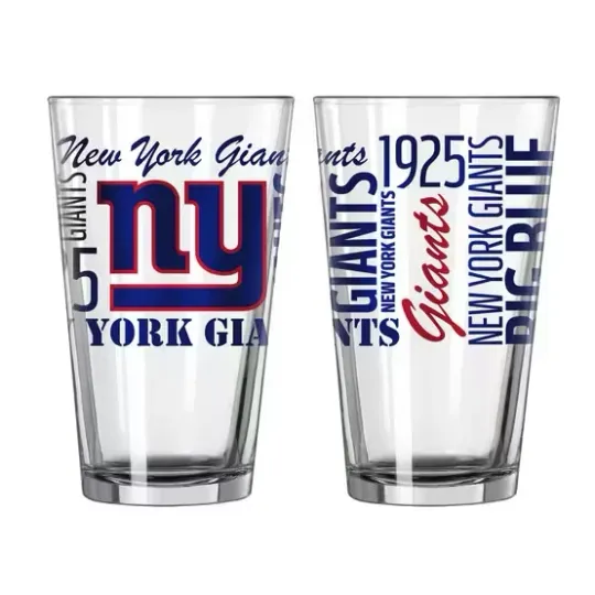New York Giants football Glass Cups