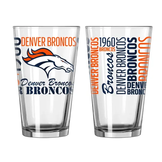 Denver Broncos football Glass Cups