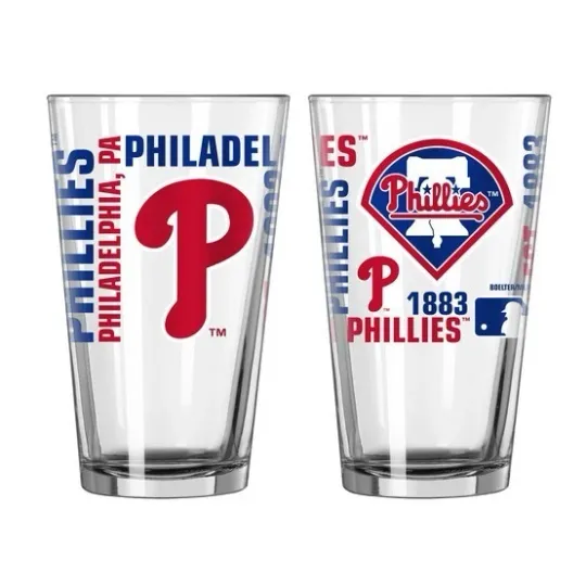 Philadelphia Phillies Glass Cups