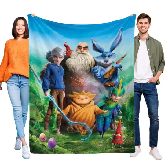 Discover Disney Rise Of The Guardians Fleece Bed Blanket Gift For Friends, Kids
