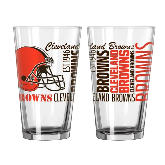 Cleveland Browns football Glass Cups