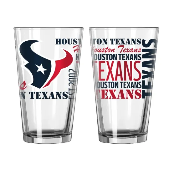 Houston Texans football Glass Cups