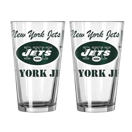 Discover New York Jets football Glass Cups