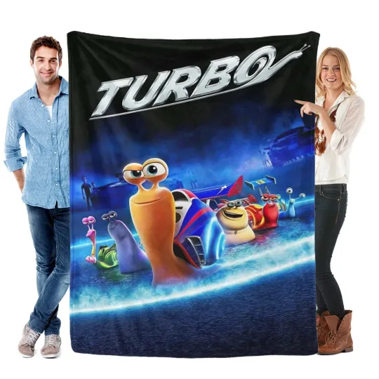 Discover Disney Turbo Fleece Bed Blanket Gift For Friends, Kids V2