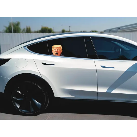 Trump Car Decal Window Sticker Trump Yelling