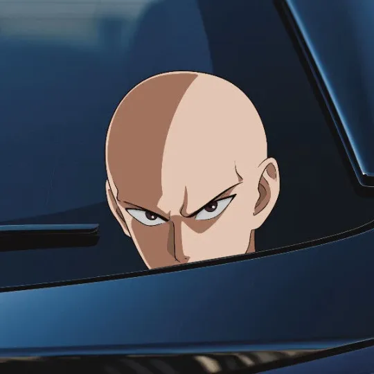 Discover OPM Vinyl Car Window Decal Vinyl Sticker Peeking OPM Anime