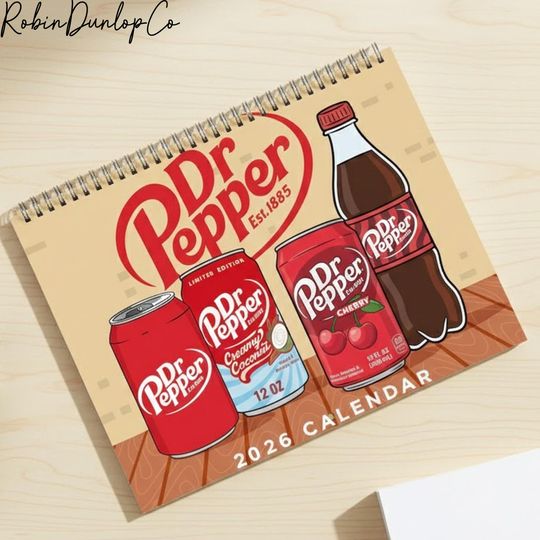 Discover Funny Diet Coke Calendar 2026 - Soda Aesthetic Wall Calendar for Coke Lovers
