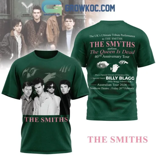Discover The Smithss 40th Anniversary Tour 2026 Shirt S to 5XL PP2615