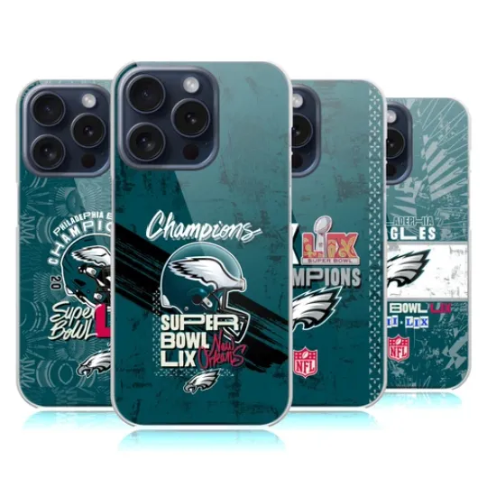 football 2025 SUPER BOWL LIX CHAMPIONS BACK CASE FOR APPLE iPHONE PHONES