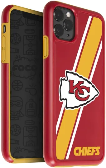 FOCO football Kansas City Chiefs Hybrid Case for iPhone 11 Pro, X & XS (5.8")