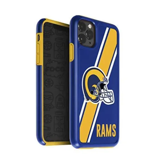 Discover FOCO football Los Angeles Rams Dual Hybrid Case For Apple iPhone 11 Pro, XS & X