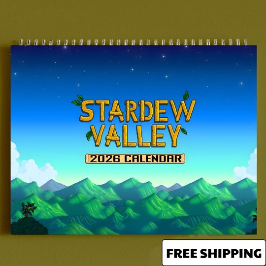 Discover Stardew Valley 2026 Wall Calendar