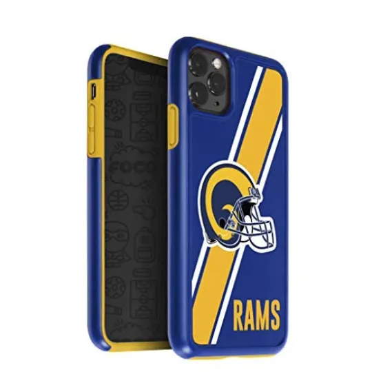 Discover FOCO football Los Angeles Rams Dual Hybrid Case For Apple iPhone 11 Pro, XS & X
