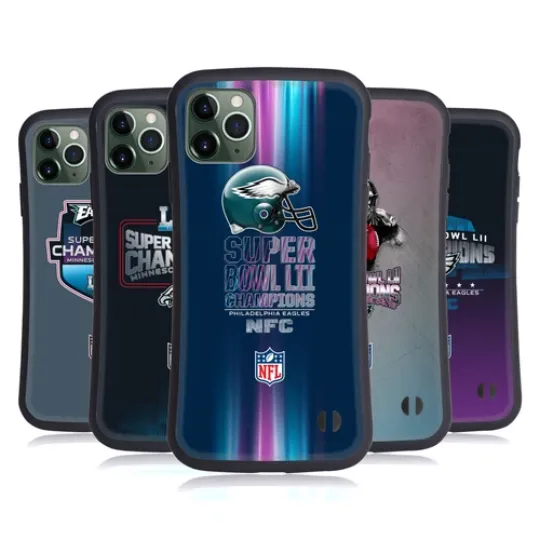 football 2018 SUPER BOWL LII CHAMPIONS HYBRID CASE FOR APPLE iPHONES PHONES