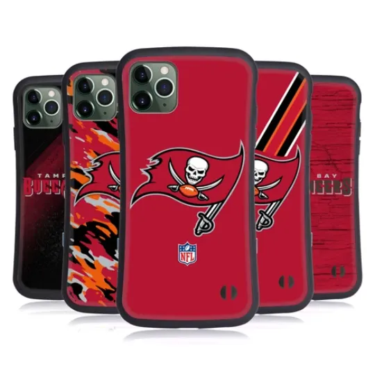 football TAMPA BAY BUCCANEERS LOGO HYBRID CASE FOR APPLE iPHONES PHONES