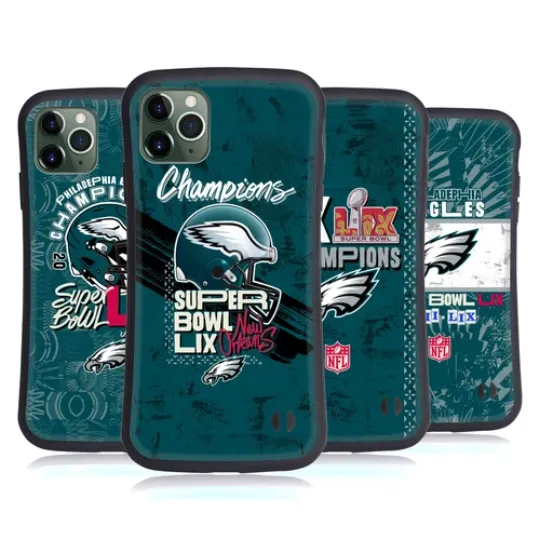 football 2025 SUPER BOWL LIX CHAMPIONS HYBRID CASE FOR APPLE iPHONES PHONES