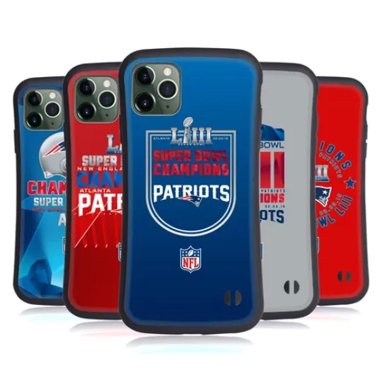 football 2019 SUPER BOWL LIII CHAMPIONS HYBRID CASE FOR APPLE iPHONES PHONES