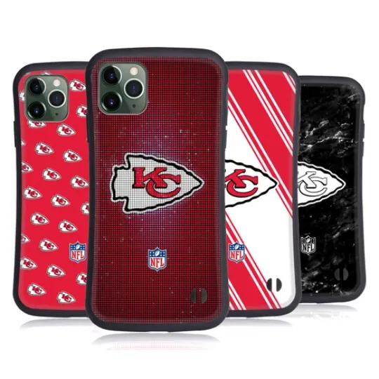 football KANSAS CITY CHIEFS ARTWORK HYBRID CASE FOR APPLE iPHONES PHONES