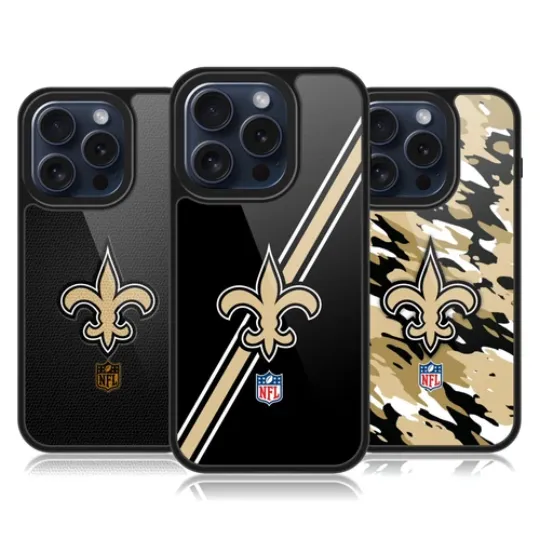 football NEW ORLEANS SAINTS LOGO GEL ARMOR CASE FOR APPLE iPHONE PHONES