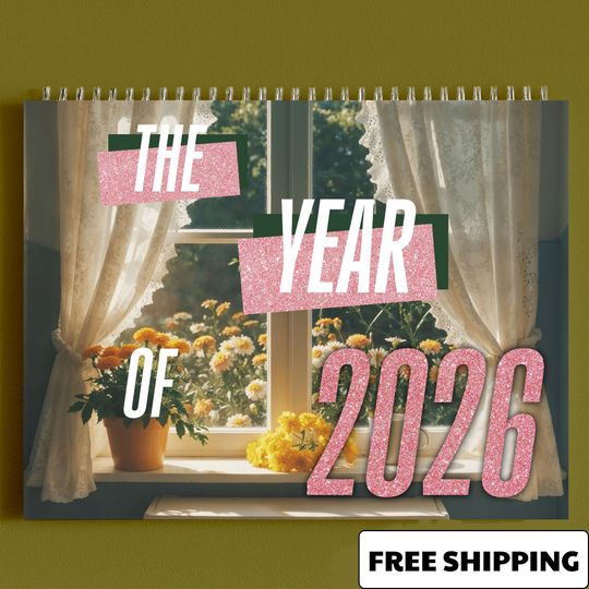 Discover The Year Of 2026 Wall Calendar, Motivations Monthly Planner