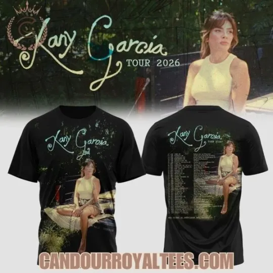 Discover Kany García US & UK Tour 2026 Tshirt 3D, AOP