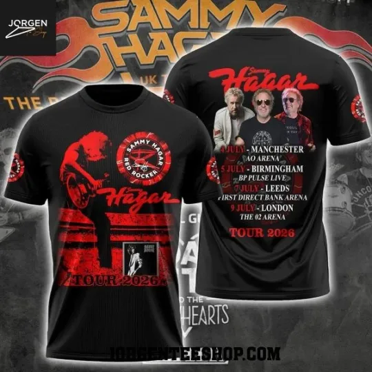 Discover 2026 Europe Tour Inspired Celebration Graphic T-Shirt 3D Unisex