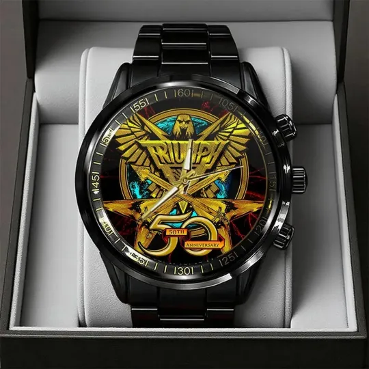 Discover Trivph Black Stainless Steel Watch