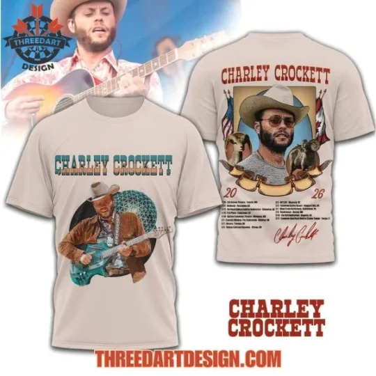 Discover HOT!!Charley 2026 Tour T-Shirt 3D