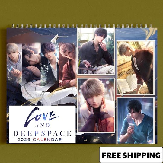 Discover Love and Deepspace 2026 Calendar, 2026 Game Monthly Planner