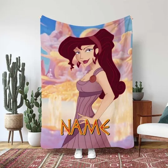 Discover Personalized Disney Hercules Megara Princess Fleece Blanket