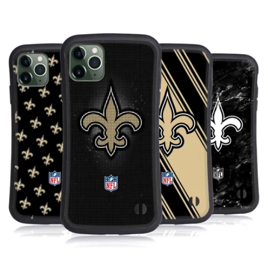 football NEW ORLEANS SAINTS ARTWORK HYBRID CASE FOR APPLE iPHONES PHONES