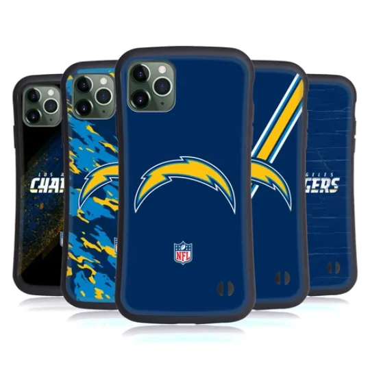 Discover football LOS ANGELES CHARGERS LOGO HYBRID CASE FOR APPLE iPHONES PHONES