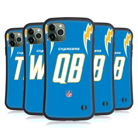 Discover football LOS ANGELES CHARGERS POSITIONS & LOGO HYBRID CASE FOR APPLE iPHONES PHONES