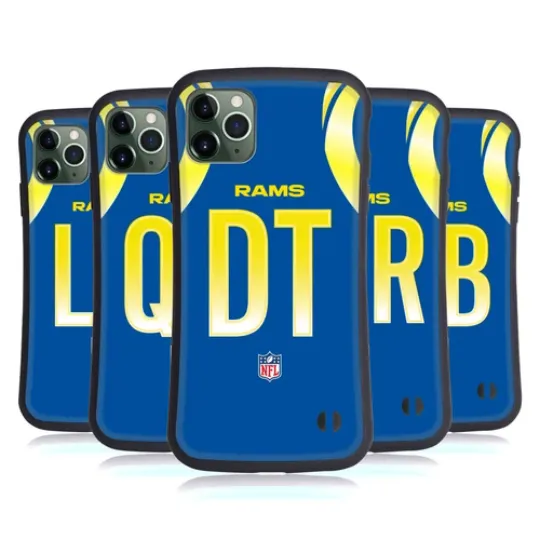 Discover football LOS ANGELES RAMS POSITIONS & LOGO HYBRID CASE FOR APPLE iPHONES PHONES