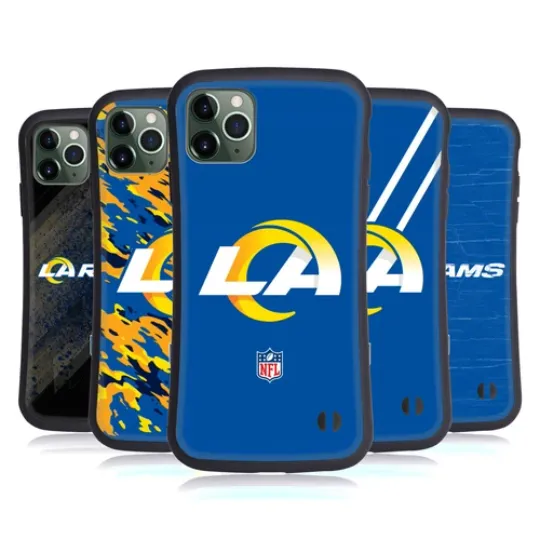 Discover football LOS ANGELES RAMS LOGO HYBRID CASE FOR APPLE iPHONES PHONES